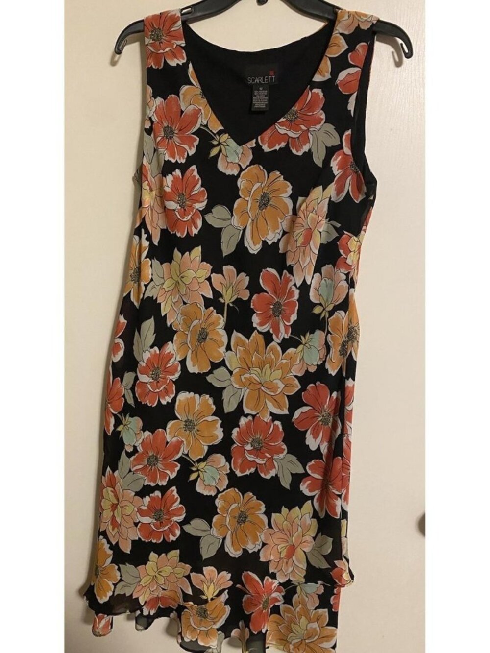 Neck Sleeveless Midi Dress